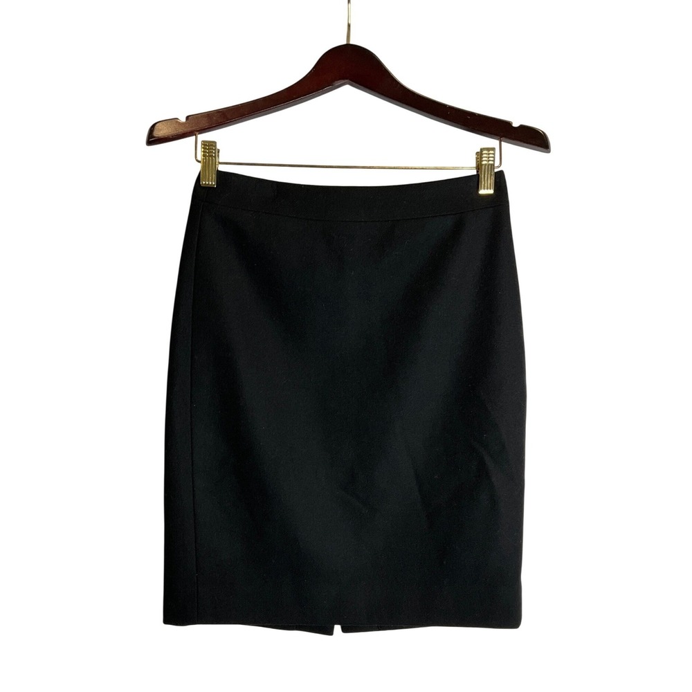 J. Crew The Pencil Skirt Wool Work Career Preppy Office Siren Minimalist 00